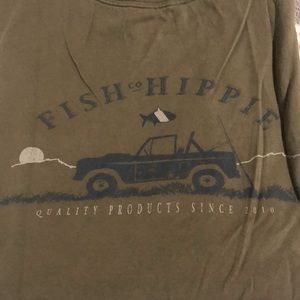 Fish hippie T-shirt
